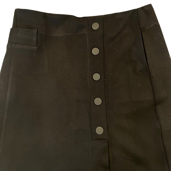 CaBi Black Ponte Knit Classic A-Line Skirt Size 6 - Picture 9 of 9